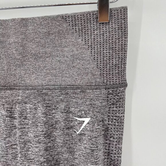 Gymshark Vital Boost Leggings Size M Smokey Gray Marl High Rise Ankle Athletic‎ - Picture 2 of 13